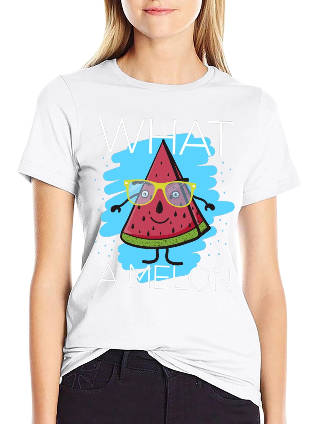 What A Melon Graphic T-Shirt