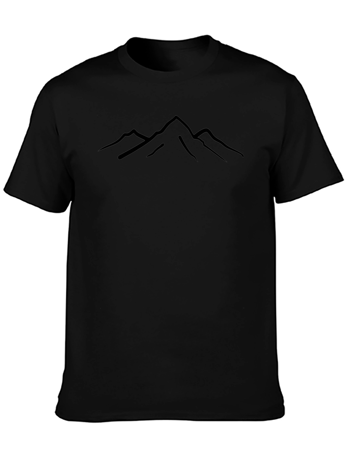 Black Mountain Graphic Tee - Casual Comfort