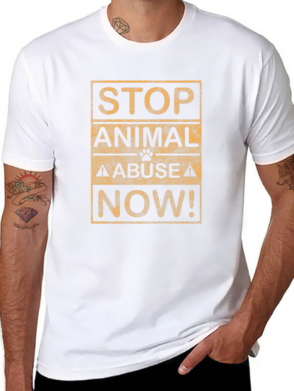 Stop Animal Abuse Now T-Shirt