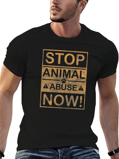 Stop Animal Abuse Now T-Shirt