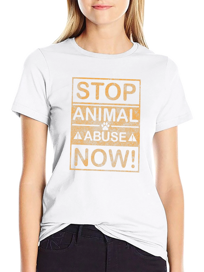 Stop Animal Abuse Now T-Shirt