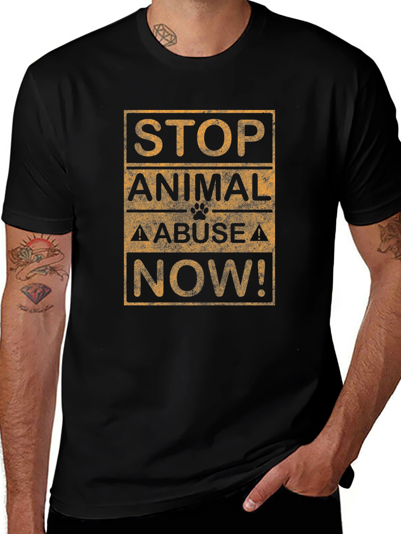Stop Animal Abuse Now T-Shirt