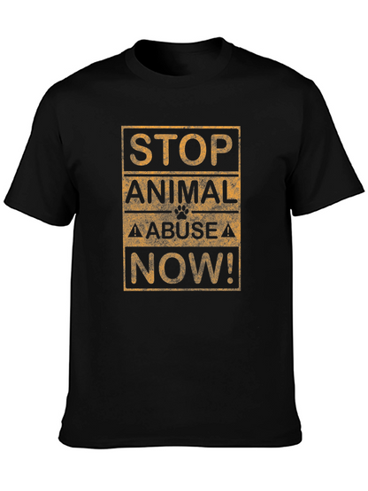 Stop Animal Abuse Now T-Shirt