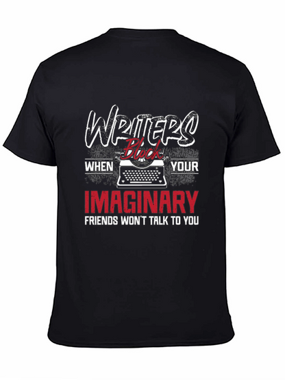 Writers Block T-Shirt - Funny Imaginary Friends Tee