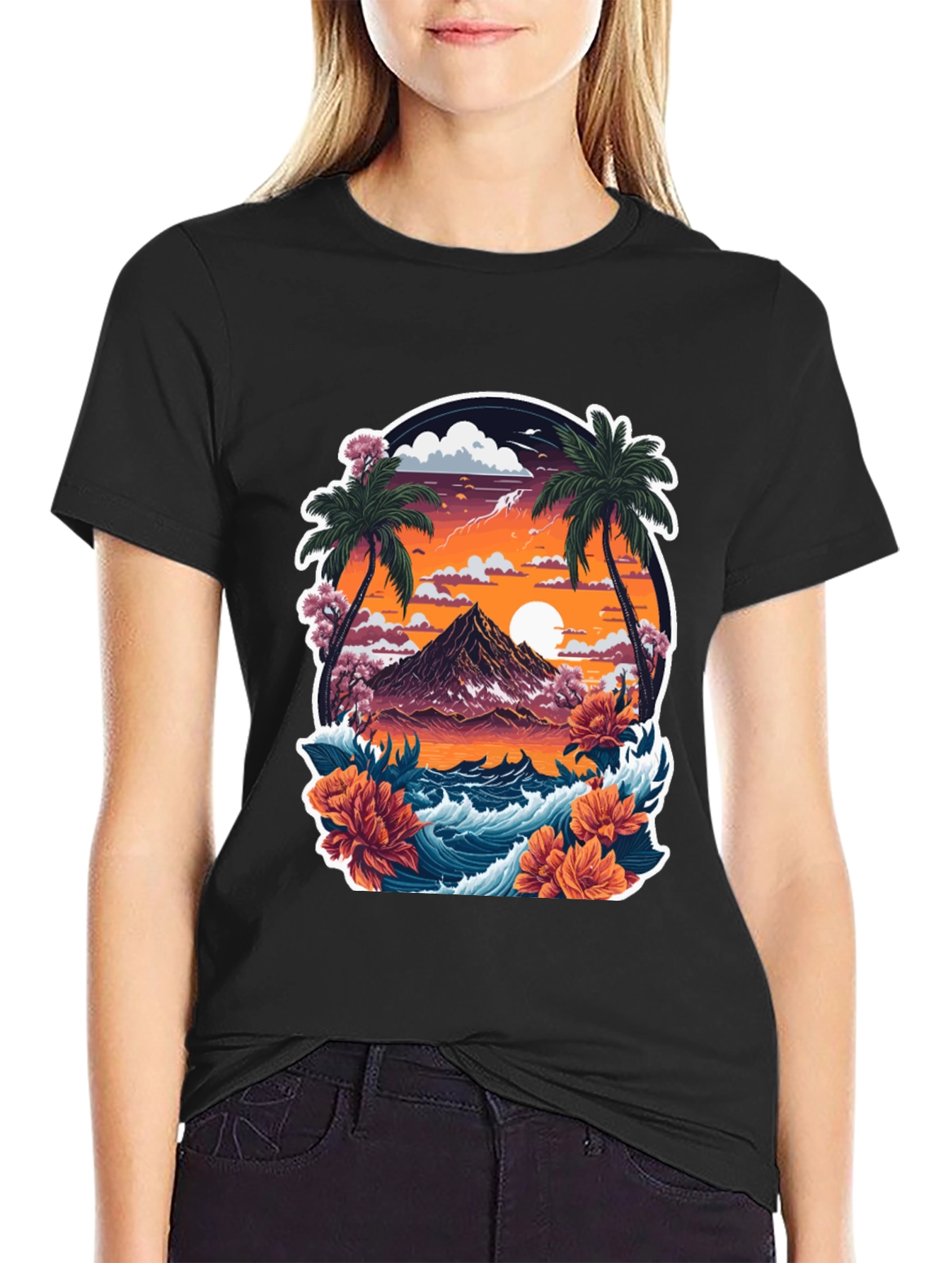 Tropical Sunset Tee