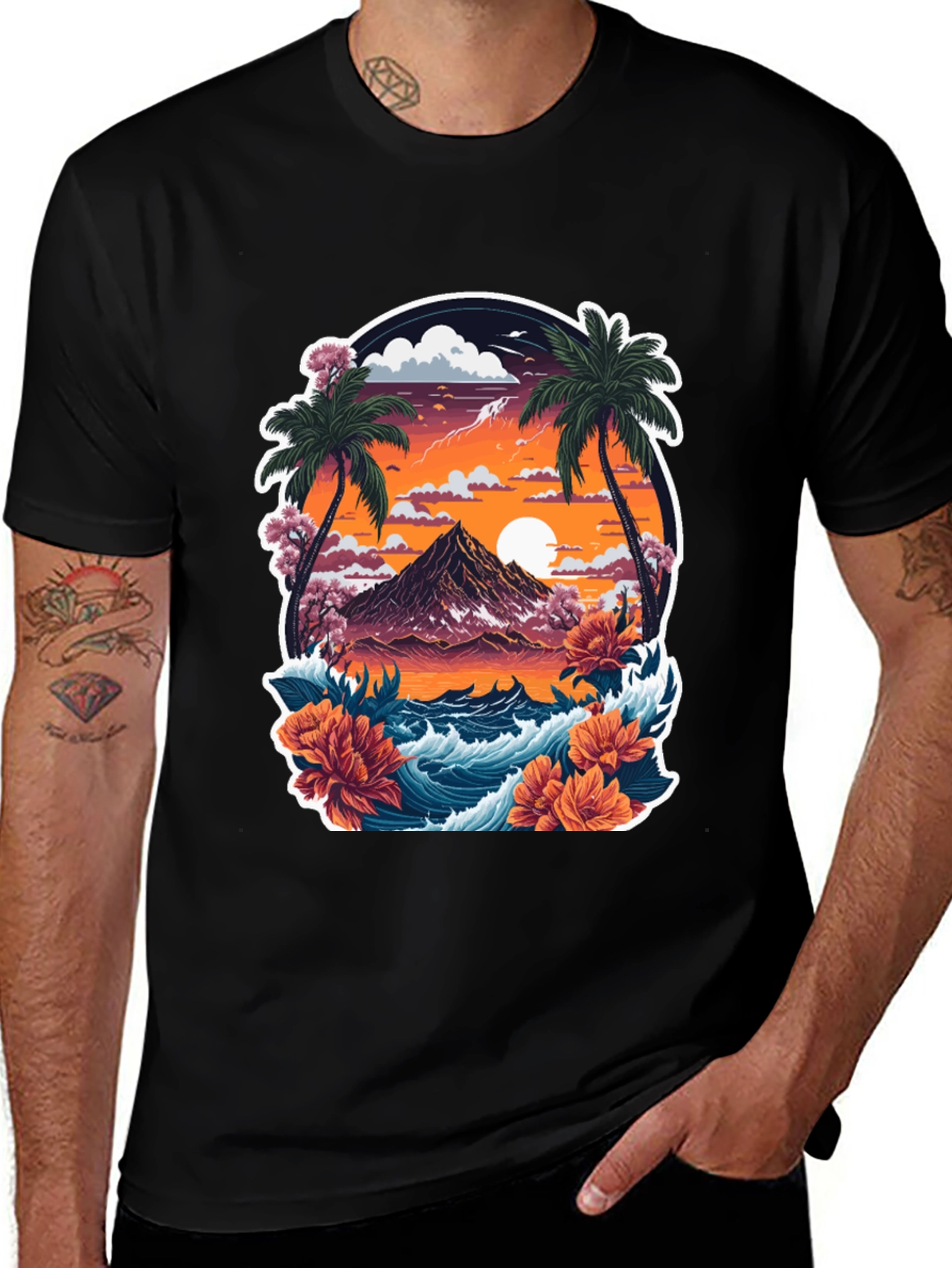 Tropical Sunset Tee