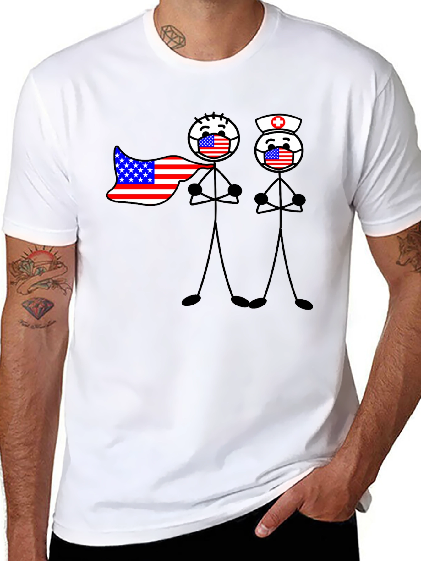 American Hero Graphic Tee