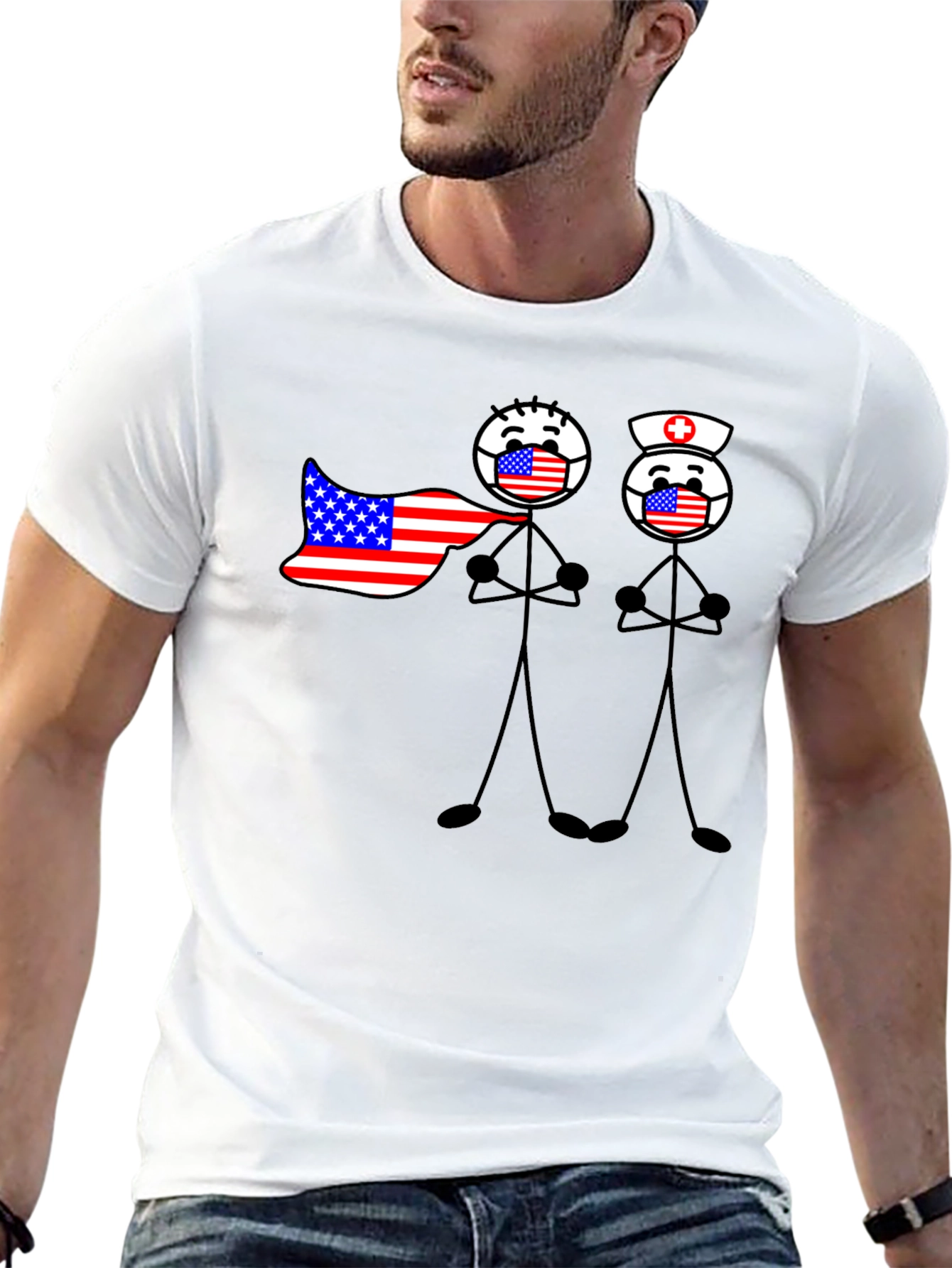 American Hero Graphic Tee
