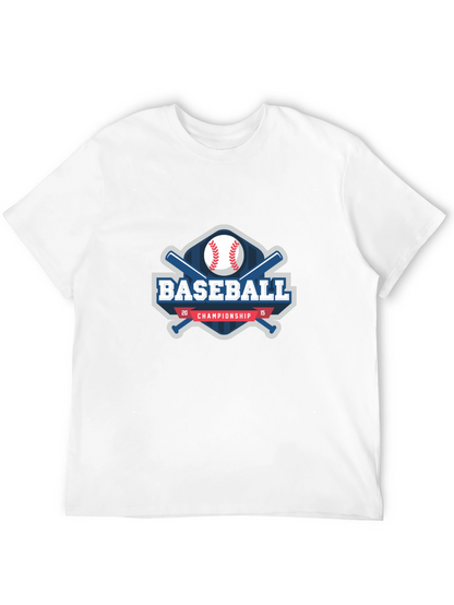 Baseball Championship Graphic Tee - Black