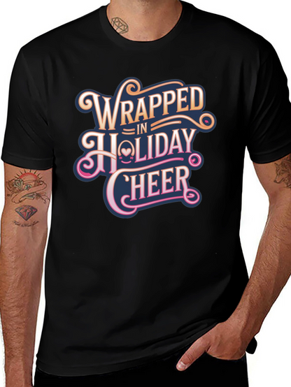 Wrapped in Holiday Cheer Graphic T-Shirt