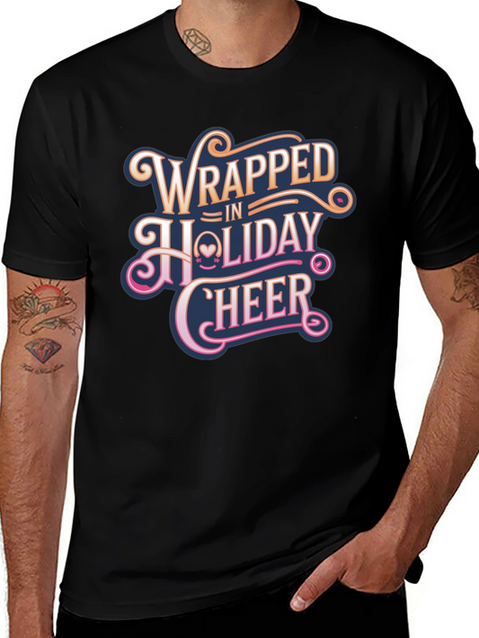 Wrapped in Holiday Cheer Graphic T-Shirt