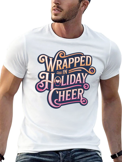 Wrapped in Holiday Cheer Graphic T-Shirt