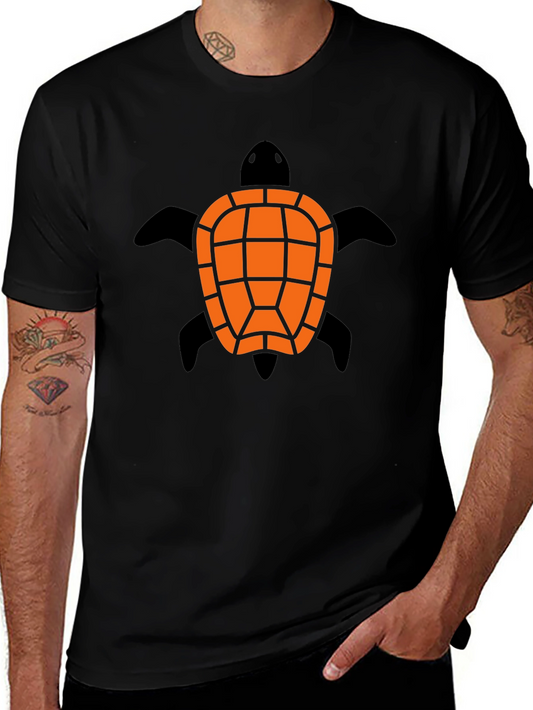 Turtle Graphic Black Tee