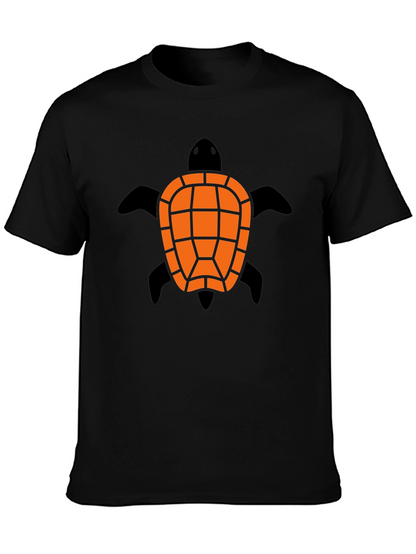 Turtle Graphic Black Tee