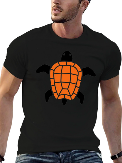 Turtle Graphic Black Tee