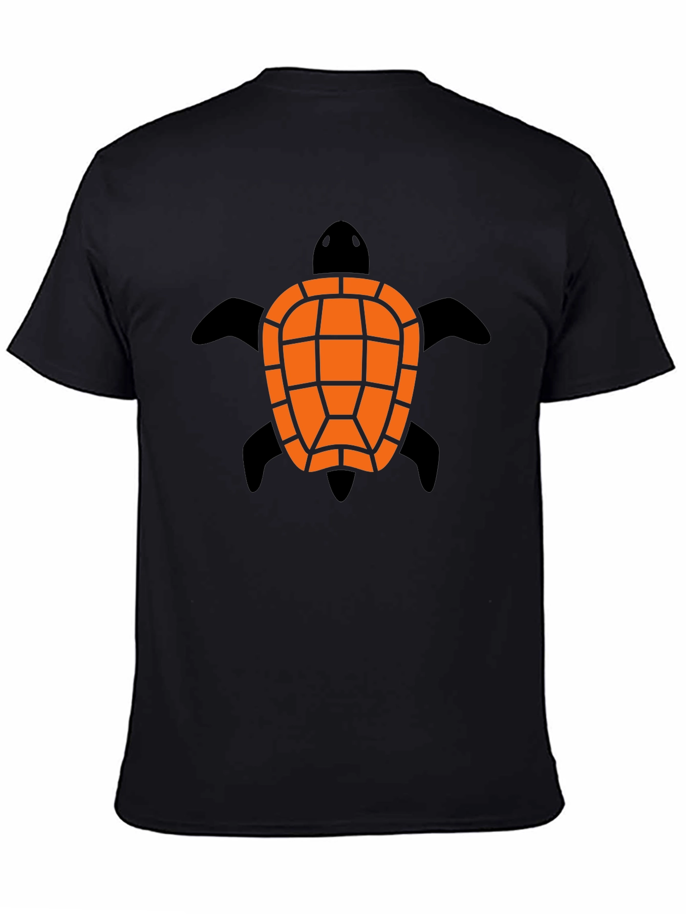 Turtle Graphic Black Tee