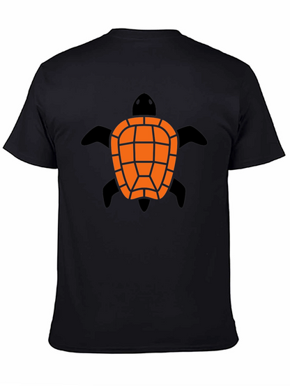 Turtle Graphic Black Tee