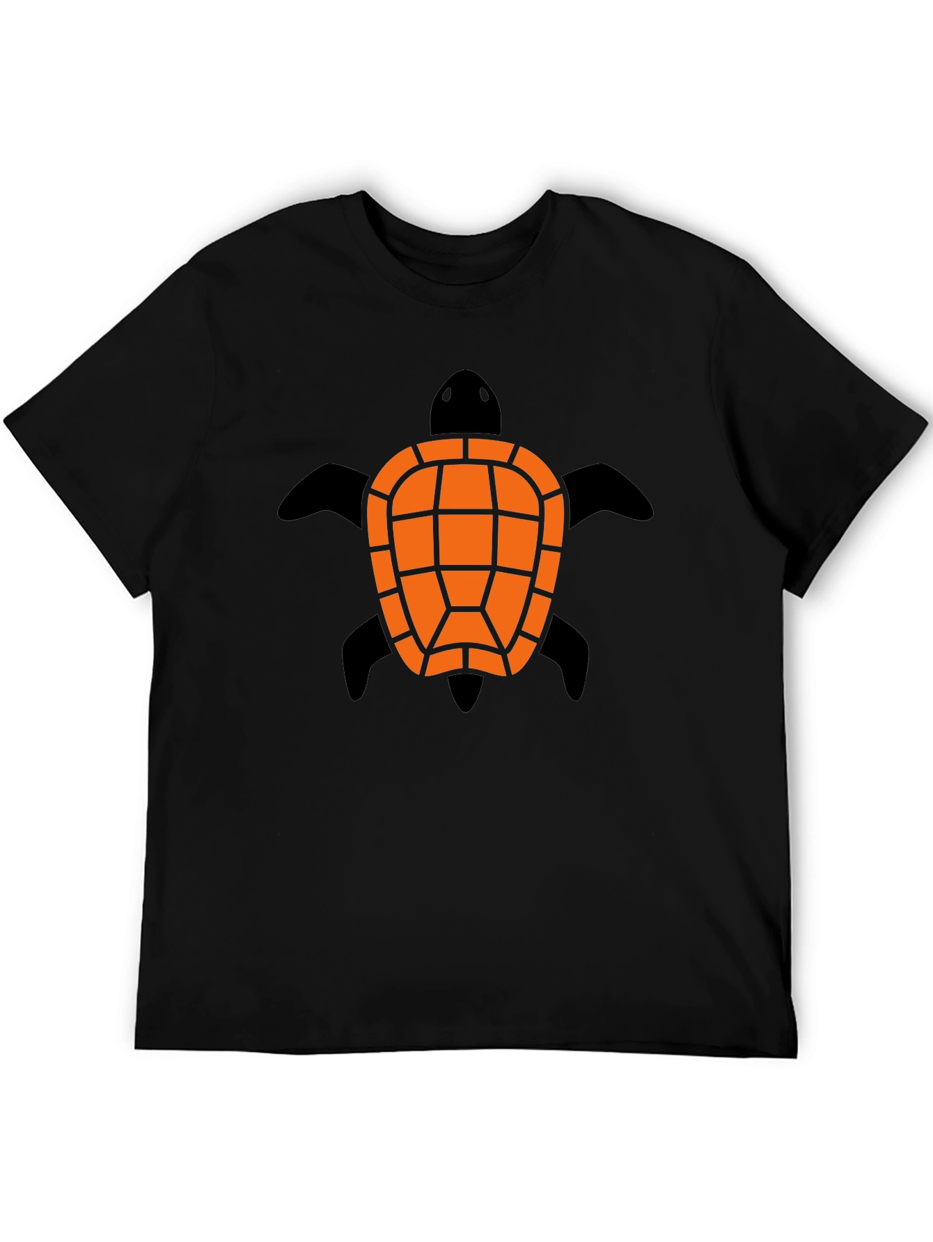 Turtle Graphic Black Tee