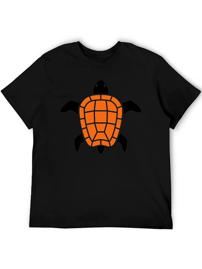 Turtle Graphic Black Tee