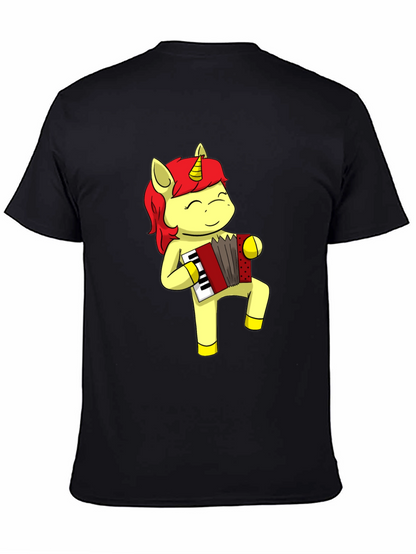 Unicorn Accordion Musician Graphic Tee