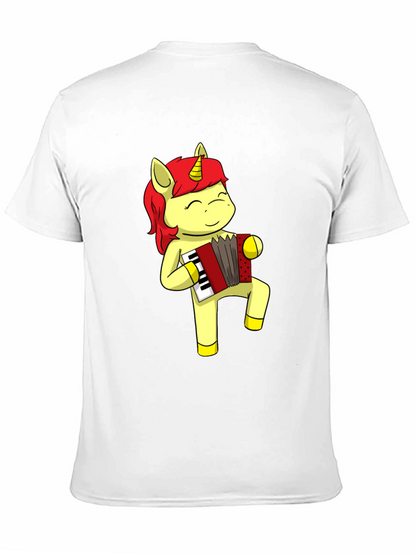Unicorn Accordion Musician Graphic Tee
