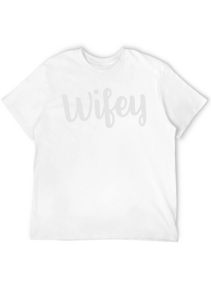 Wifey Graphic T-Shirt - Casual Black Tee
