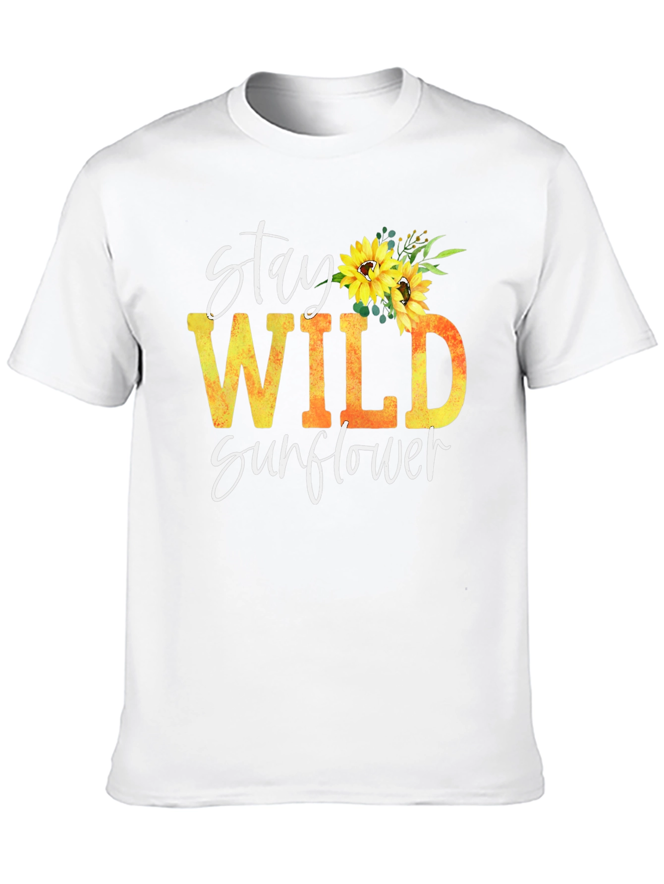 Stay Wild Sunflower Graphic Tee
