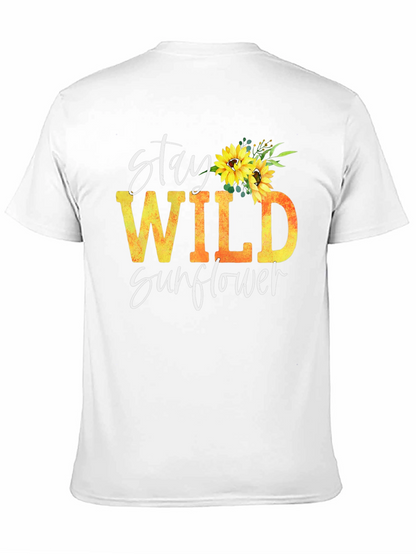 Stay Wild Sunflower Graphic Tee