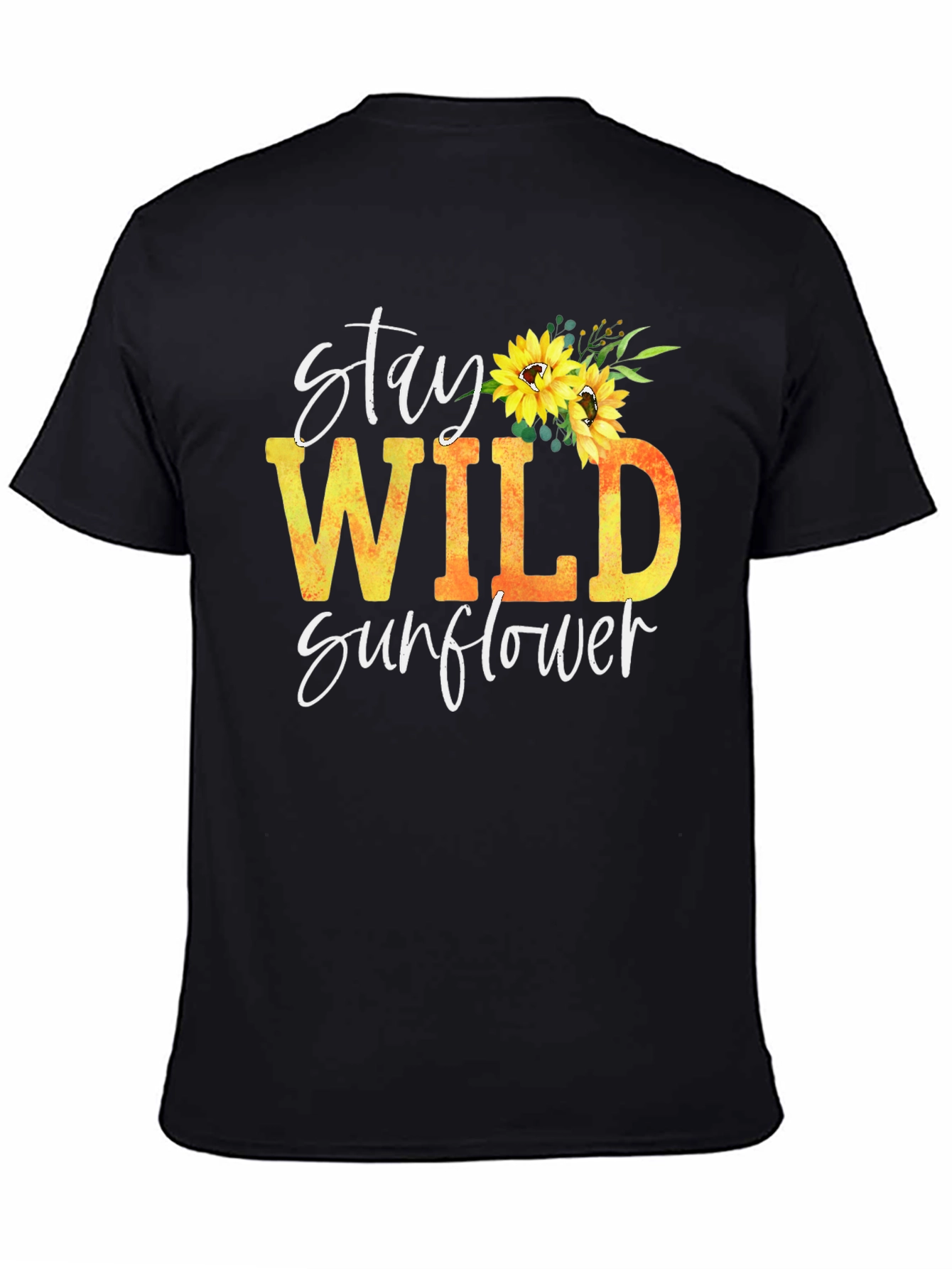 Stay Wild Sunflower Graphic Tee