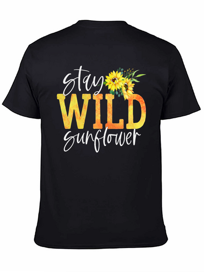 Stay Wild Sunflower Graphic Tee