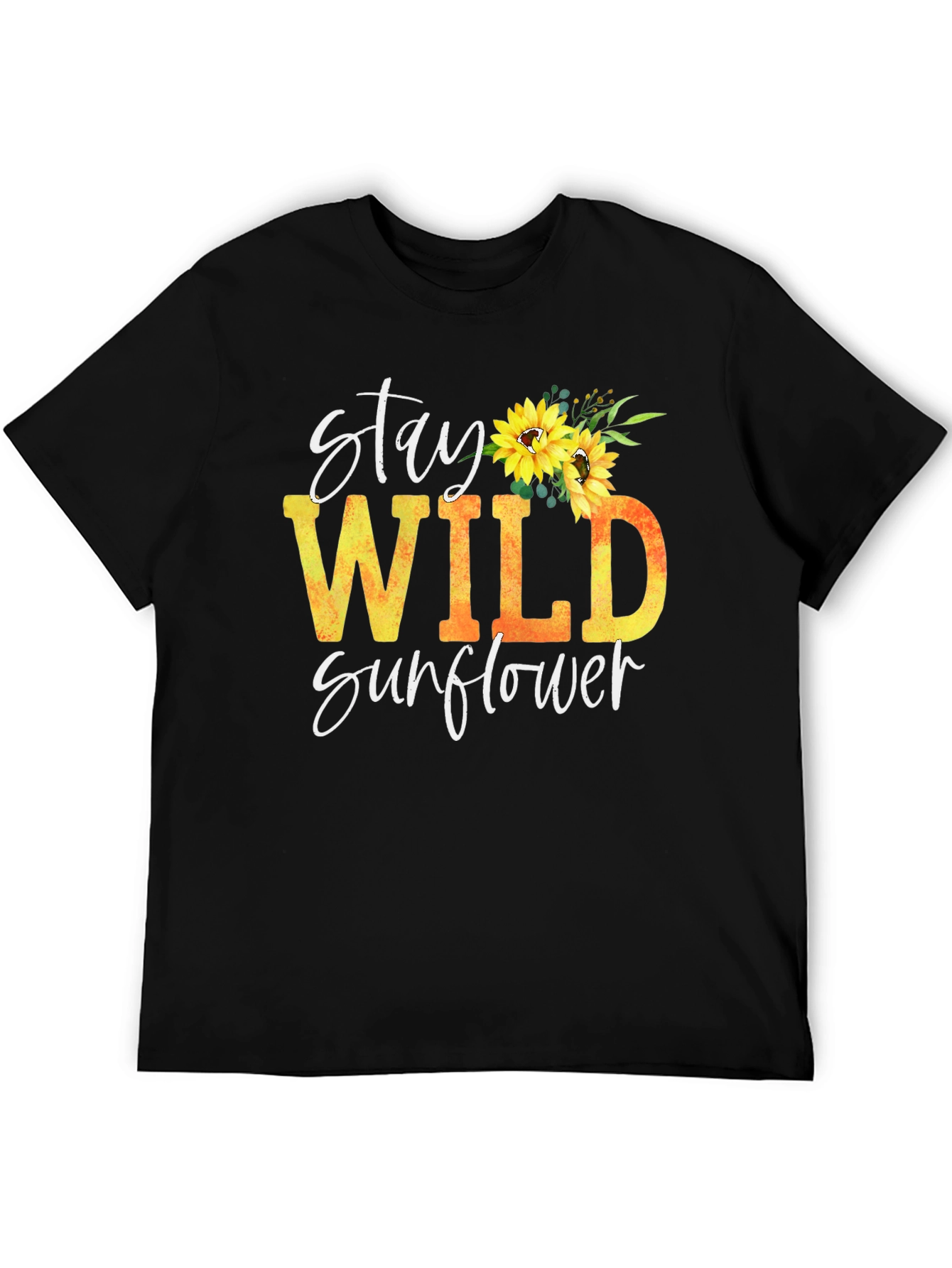 Stay Wild Sunflower Graphic Tee