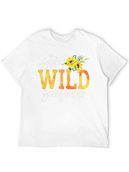 Stay Wild Sunflower Graphic Tee
