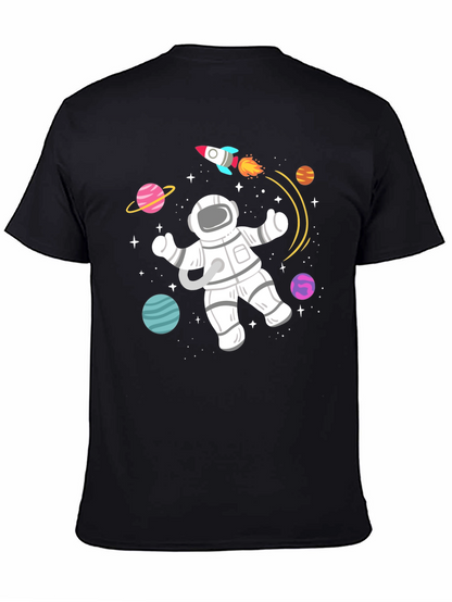 Space Explorer T-Shirt - Astronaut & Rocket Design