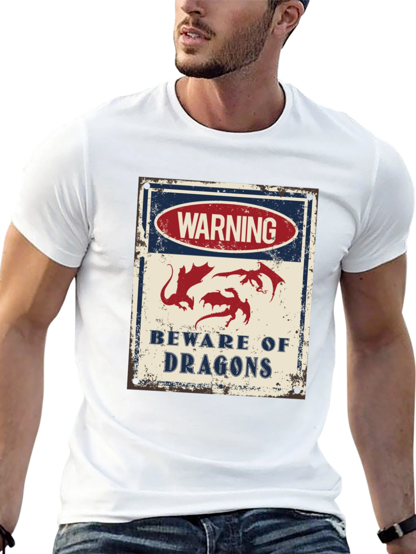 Beware of Dragons T-Shirt | Fantasy Tee
