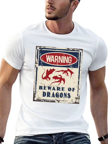 Beware of Dragons T-Shirt | Fantasy Tee