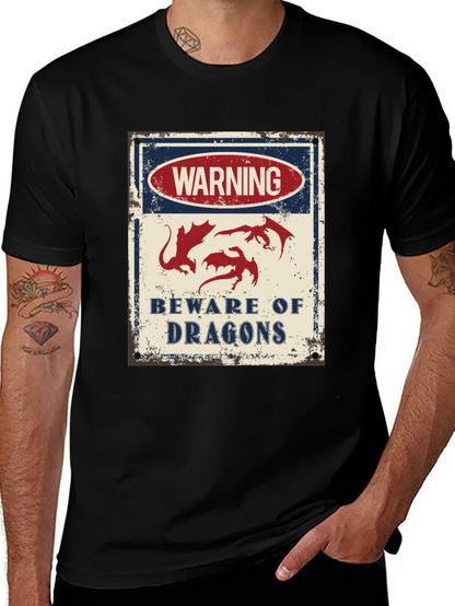Beware of Dragons T-Shirt | Fantasy Tee