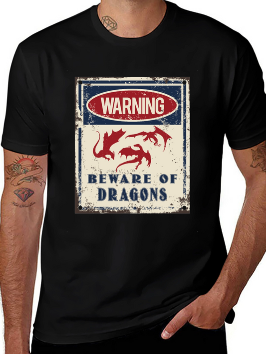 Beware of Dragons T-Shirt | Fantasy Tee