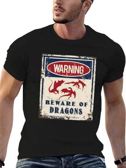 Beware of Dragons T-Shirt | Fantasy Tee
