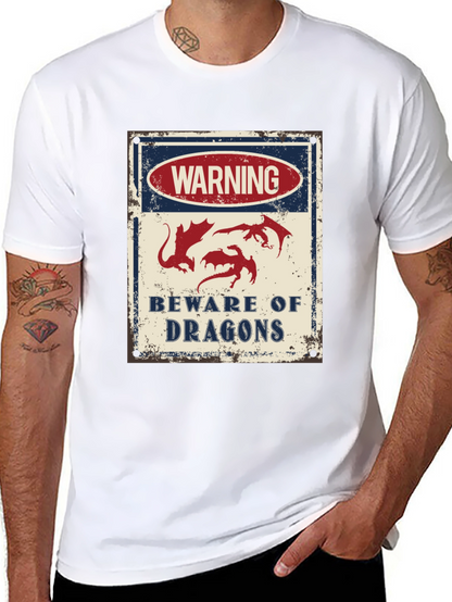 Beware of Dragons T-Shirt | Fantasy Tee