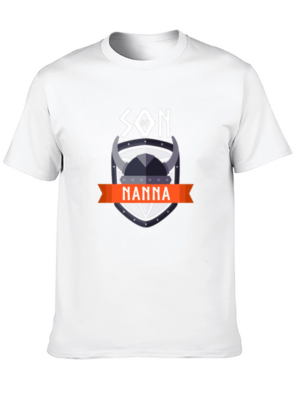 Son of Nanna Viking Graphic Tee - Black