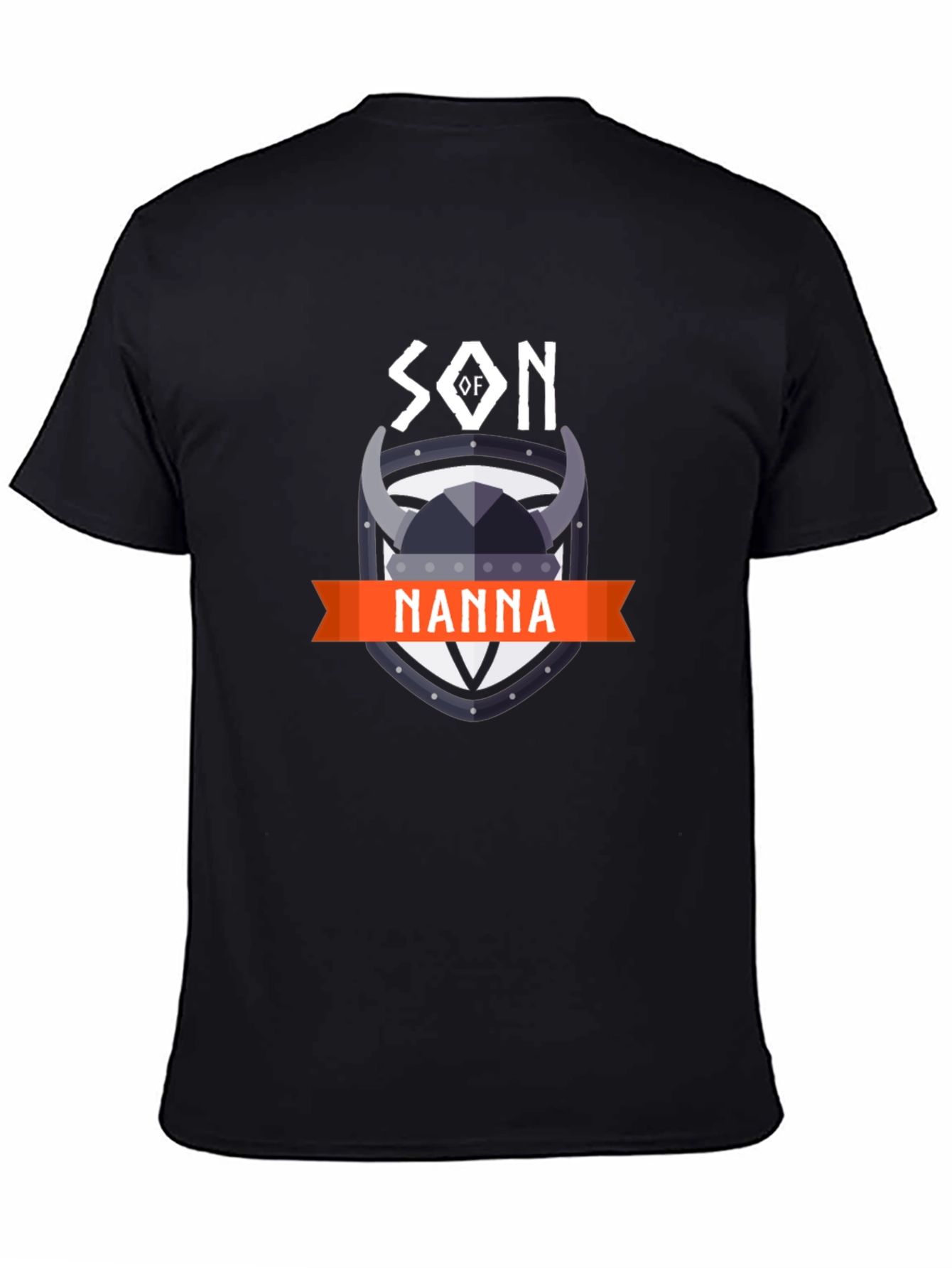 Son of Nanna Viking Graphic Tee - Black