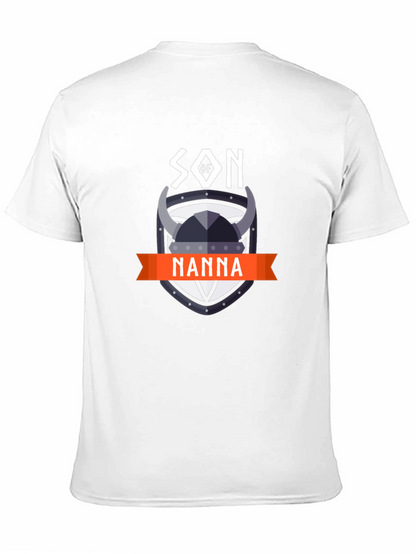Son of Nanna Viking Graphic Tee - Black