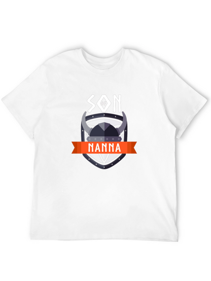 Son of Nanna Viking Graphic Tee - Black