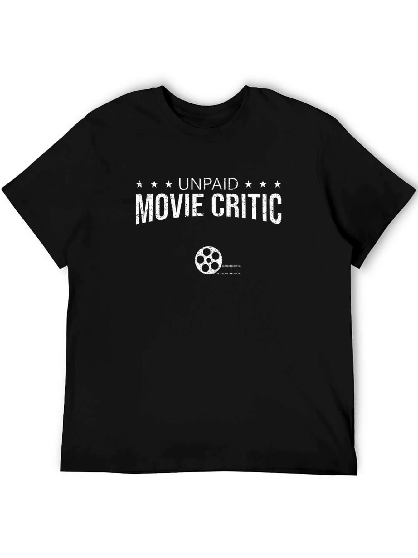 Unpaid Movie Critic Black T-Shirt