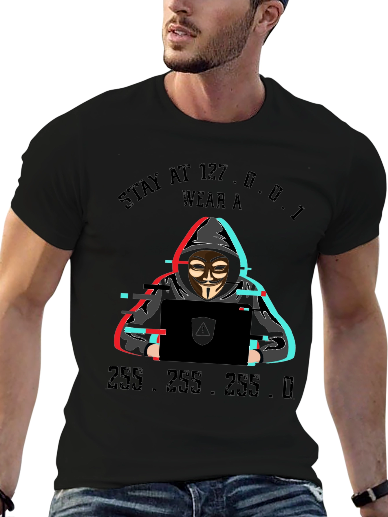 Stay at 127.0.0.1 Hacker T-Shirt