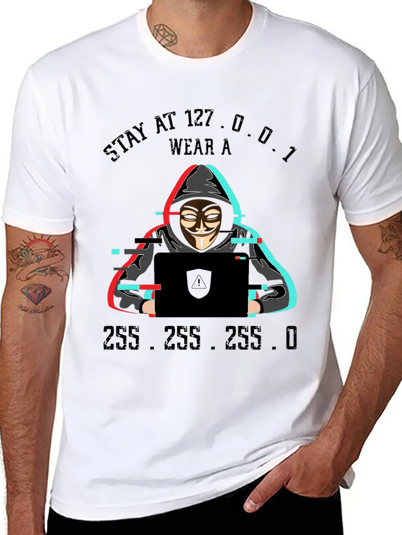 Stay at 127.0.0.1 Hacker T-Shirt