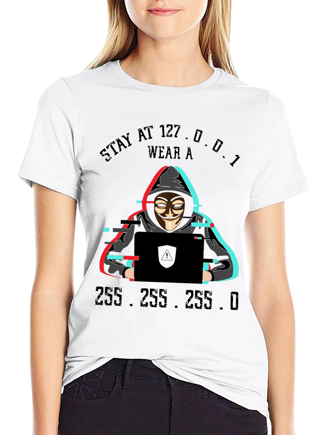 Stay at 127.0.0.1 Hacker T-Shirt