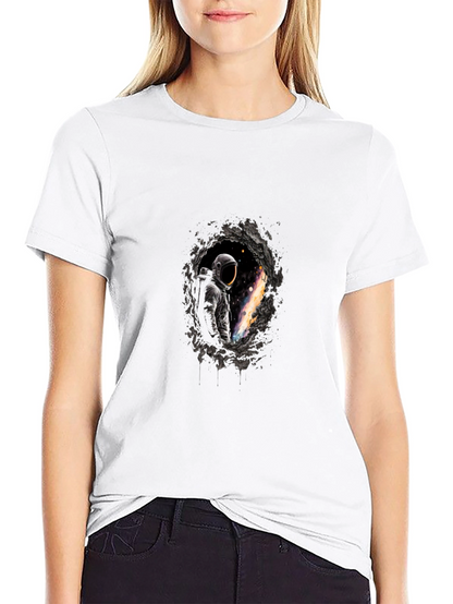 Astronaut Space Portal Graphic Tee