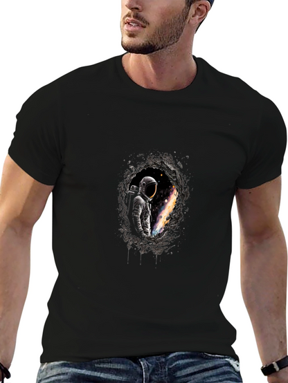 Astronaut Space Portal Graphic Tee