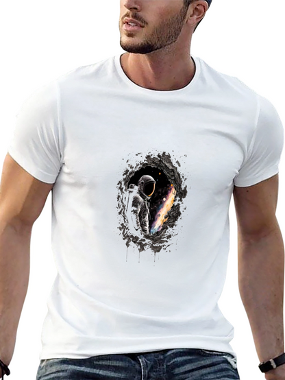 Astronaut Space Portal Graphic Tee